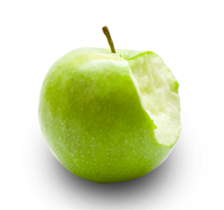 Dental Implants - Eating Apple